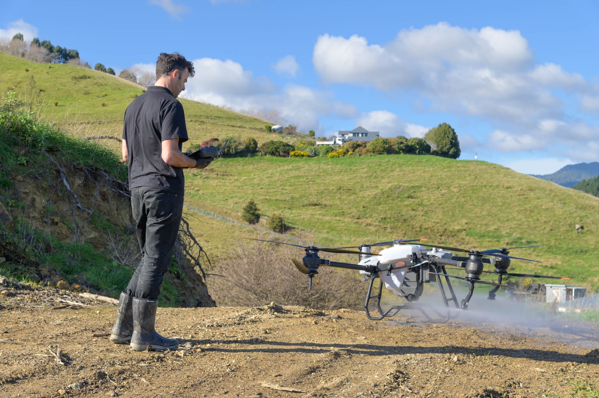 Aerial spraying drone services